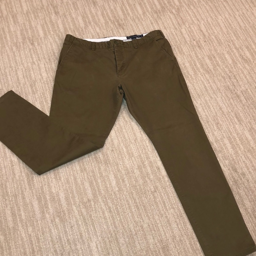 Olive French Connection Button Fly pants
